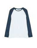 T-shirt with long raglan sleeves