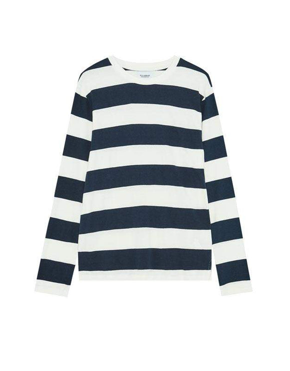 Long-sleeve striped T-shirt