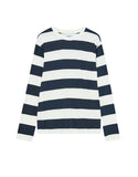 Long-sleeve striped T-shirt