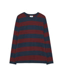 Long-sleeve striped T-shirt