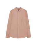 Solid-coloured twill shirt