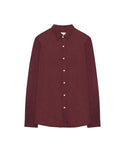 Solid-coloured twill shirt