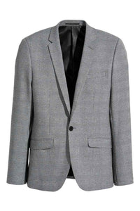 Checked jacket Skinny fit