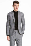 Checked jacket Skinny fit