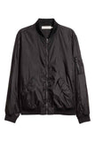 Nylon bomber jacket