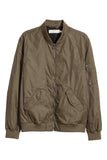 Nylon bomber jacket