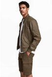 Nylon bomber jacket