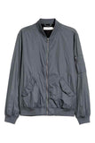 Nylon bomber jacket