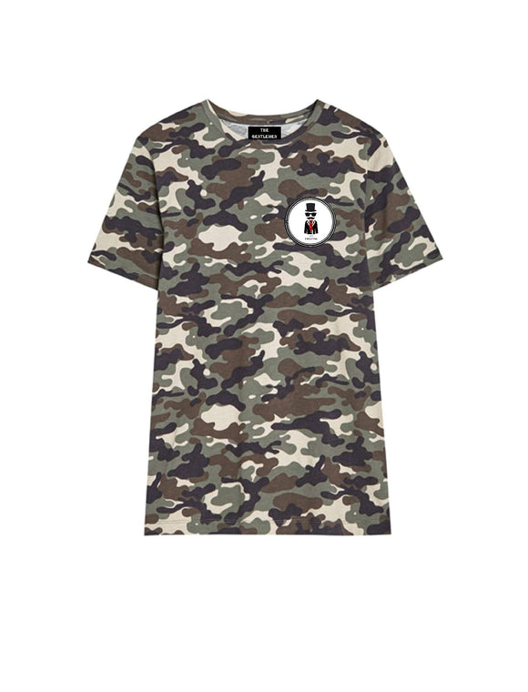 Camouflage print T-shirt